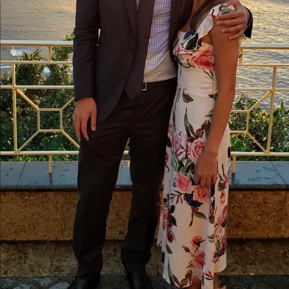 AFRM Haidee ruffle midi dress (worn once) - Picture 7 of 7